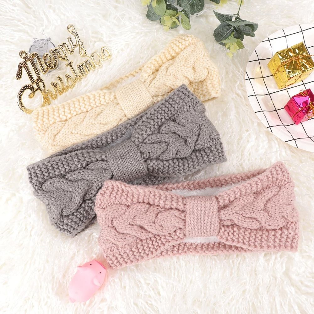 Winter Headband Fleece - Winter Knitted Women Headbands Thicken Fleece