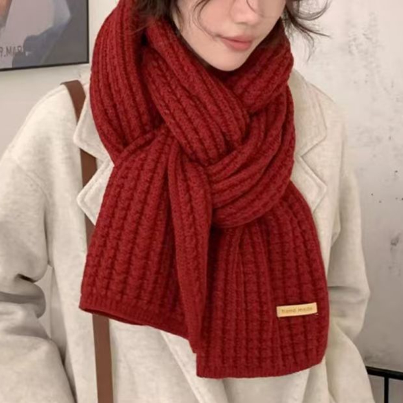 Thick Cable Knit Warm Cashmere - огляд і ціна Wool Scarf Men