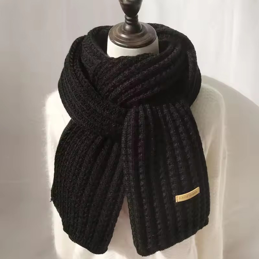 Thick Cable Knit Warm Cashmere - огляд і ціна Wool Scarf Men