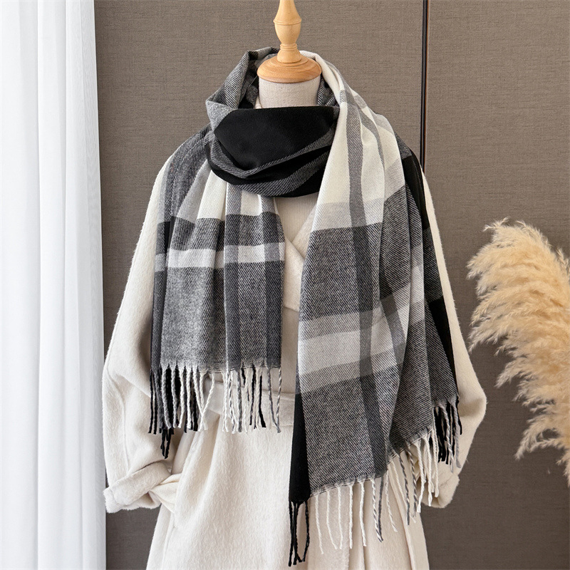Women Scottish Plaid Imitation - огляд і ціна Cashmere Pashmina Wrap