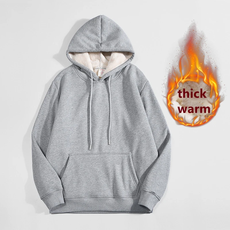 High Quality Gray Thicken Flee - огляд і ціна Sherpa Hoodie Fleece