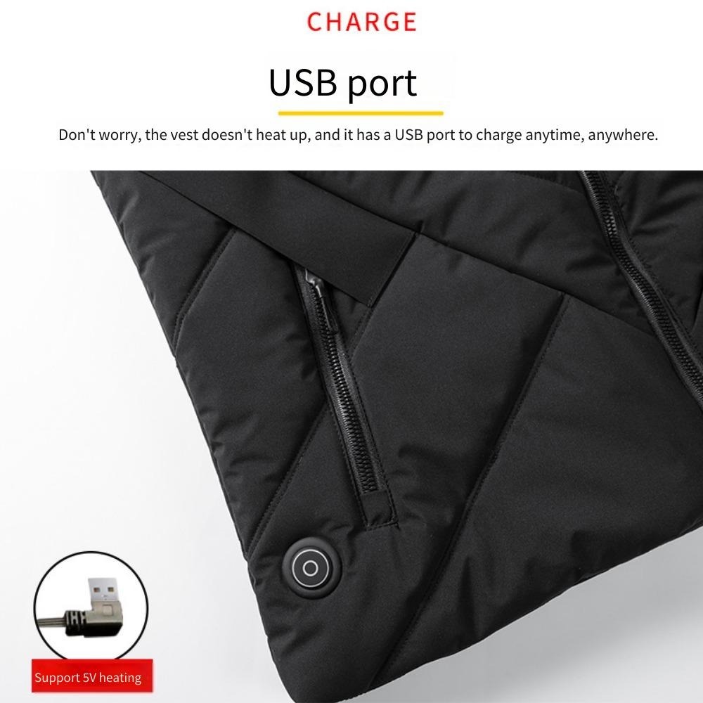 2025 NewUSB Electric Heated Ve - огляд і ціна Heated Vest Battery