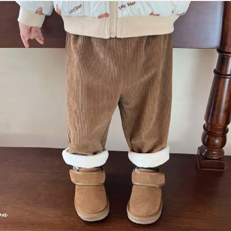 Autumn Winter Children Clothes - огляд і ціна Corduroy Pant Warm