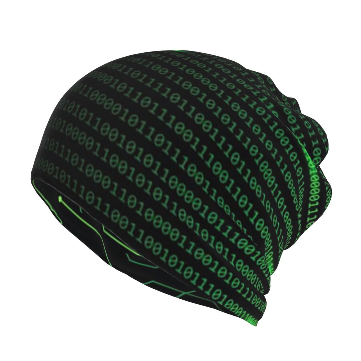 Binary Code Inside Throw Blank - огляд і ціна Knit Beanie Hat Warm