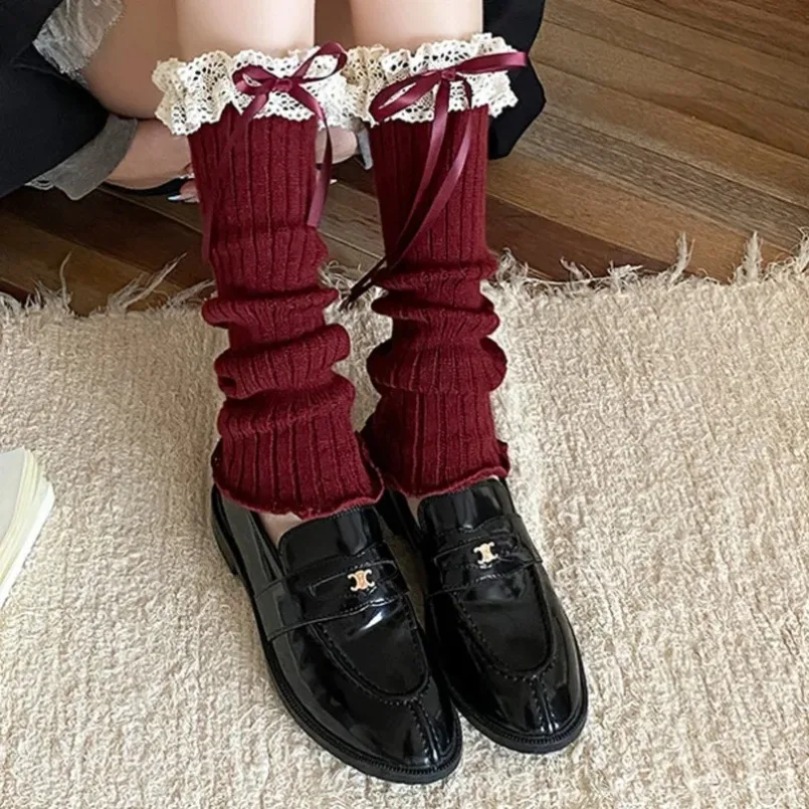 Leg Warmers Ankle Womens Bow W - огляд і ціна Thermal Sock Wool