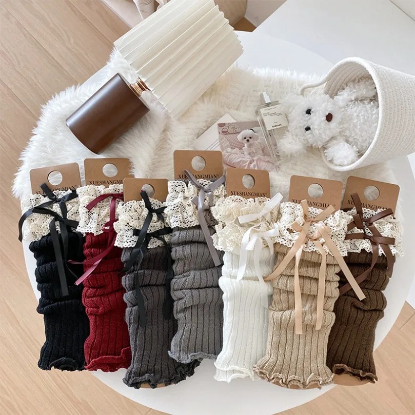 Leg Warmers Ankle Womens Bow W - огляд і ціна Thermal Sock Wool