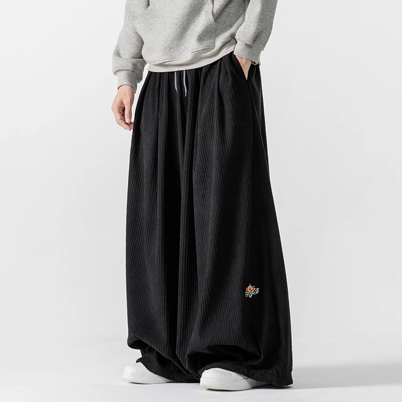 Men Corduroy Wide Leg Pants Me - огляд і ціна Corduroy Pant Warm