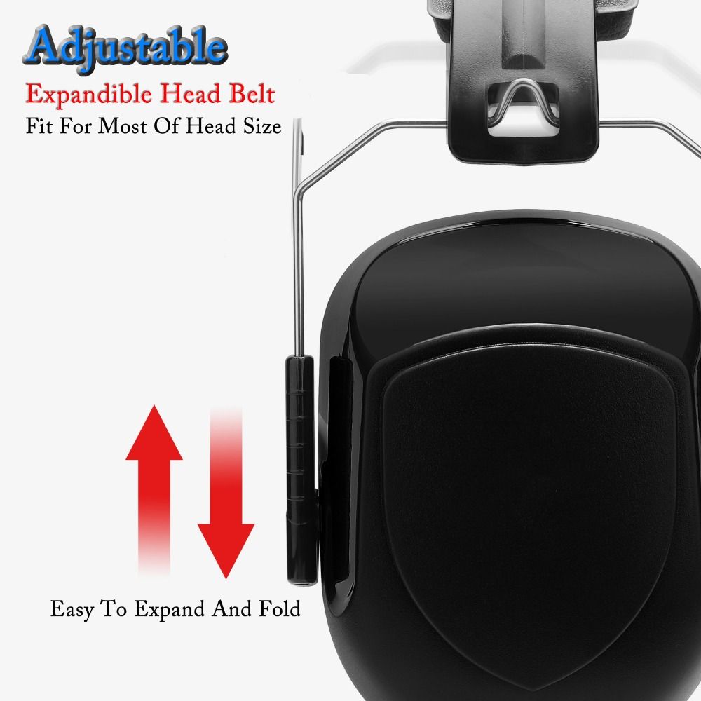 SNR-34dB Adjustable Head Earmu - огляд і ціна Earmuffs Foldable