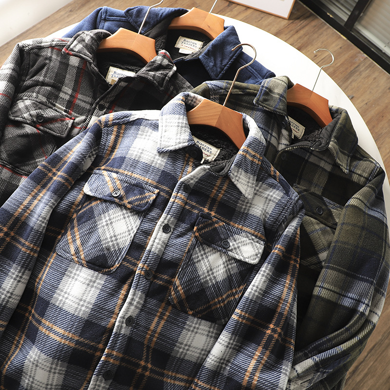 Men's Plaid Flannel Shirt Warm - огляд і ціна Flannel Shirt Lined