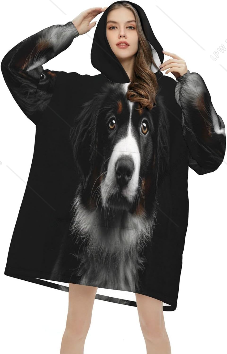 Bernese Mountain Dog Wearable  - огляд і ціна Sherpa Hoodie Fleece