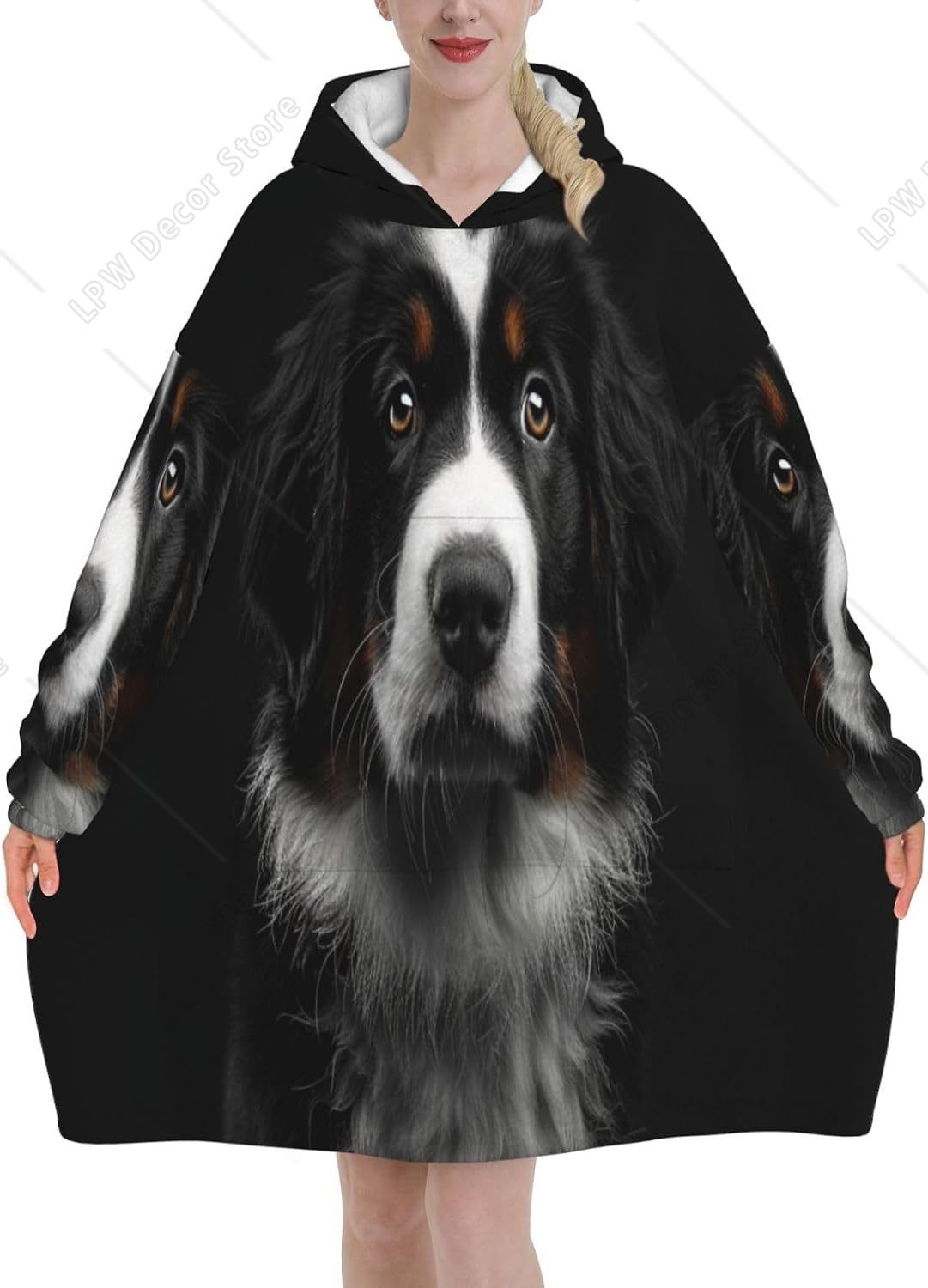Bernese Mountain Dog Wearable  - огляд і ціна Sherpa Hoodie Fleece