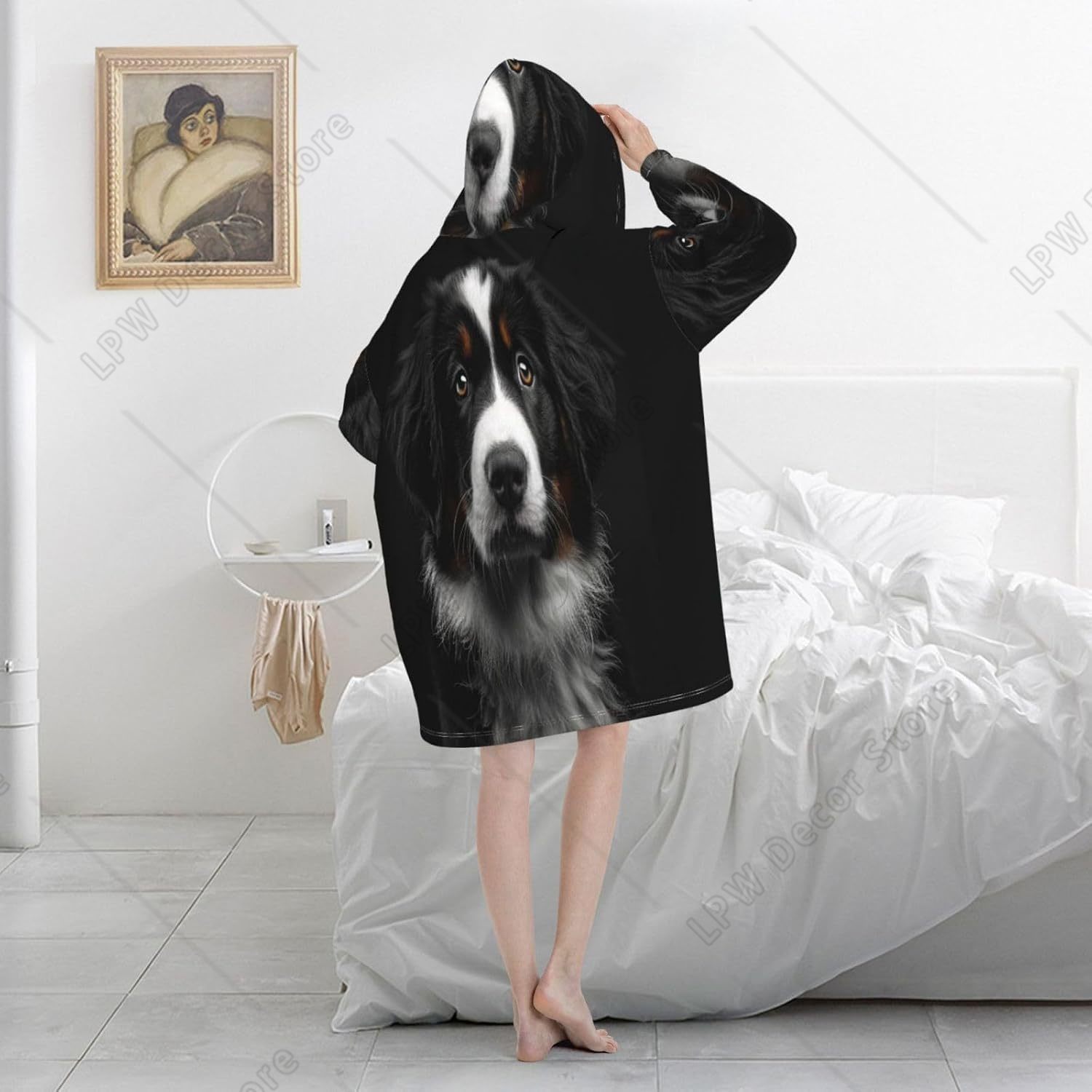 Bernese Mountain Dog Wearable  - огляд і ціна Sherpa Hoodie Fleece