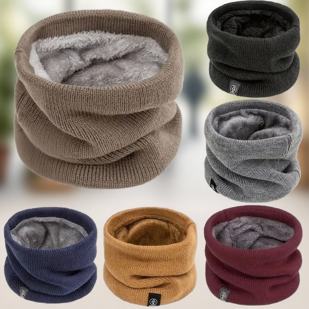 Warm Knitted Scarf Thickened P - огляд і ціна Neck Gaiter Fleece