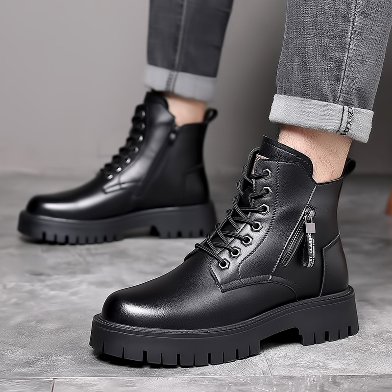Men Classic Genuine Leather Bo - огляд і ціна Waterproof Winter Boot