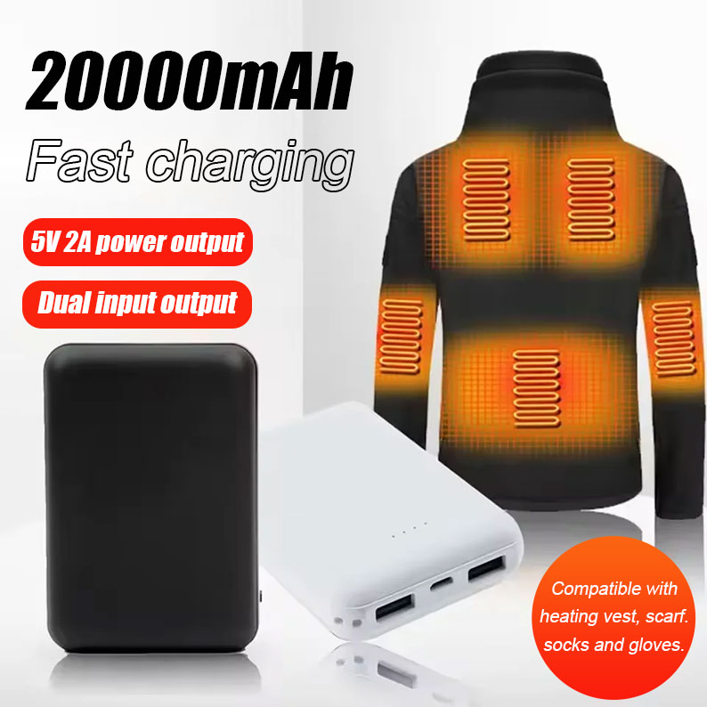 20000mAh Power Bank Portable U - огляд і ціна Heated Vest Battery