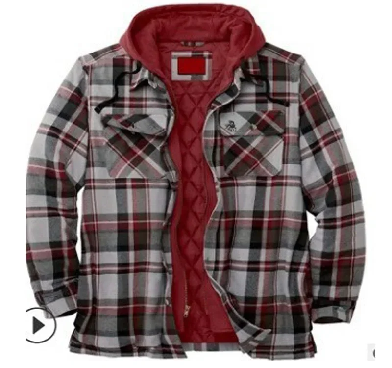 Mens Fleece Lined Flannel Plai - огляд і ціна Flannel Shirt Lined