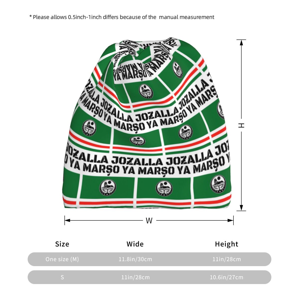 Marso Ya Jozalla Ichkeria Flag - огляд і ціна Knit Beanie Hat Warm