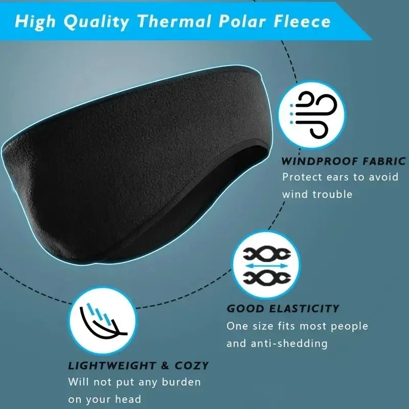 1Pcs Stylish Winter Headband E - огляд і ціна Winter Headband Fleece