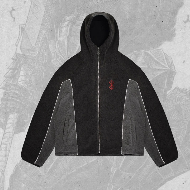 Unisex Color Block Sherpa Flee - огляд і ціна Sherpa Hoodie Fleece
