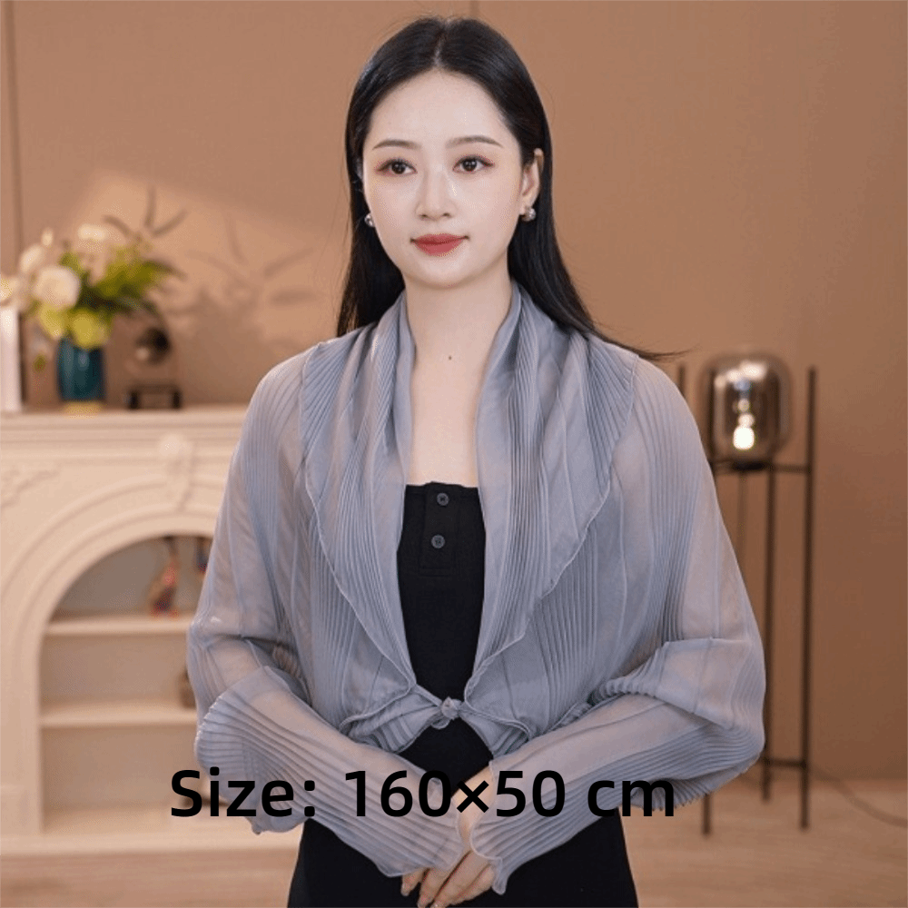 Solid Color Sun Protection Top - огляд і ціна Shawl Wrap Winter