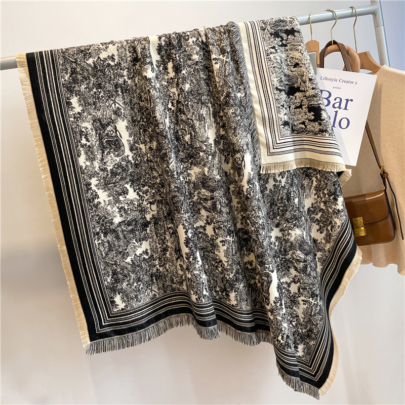 Luxury Scarf Women Cashmere Bl - огляд і ціна Cashmere Pashmina Wrap