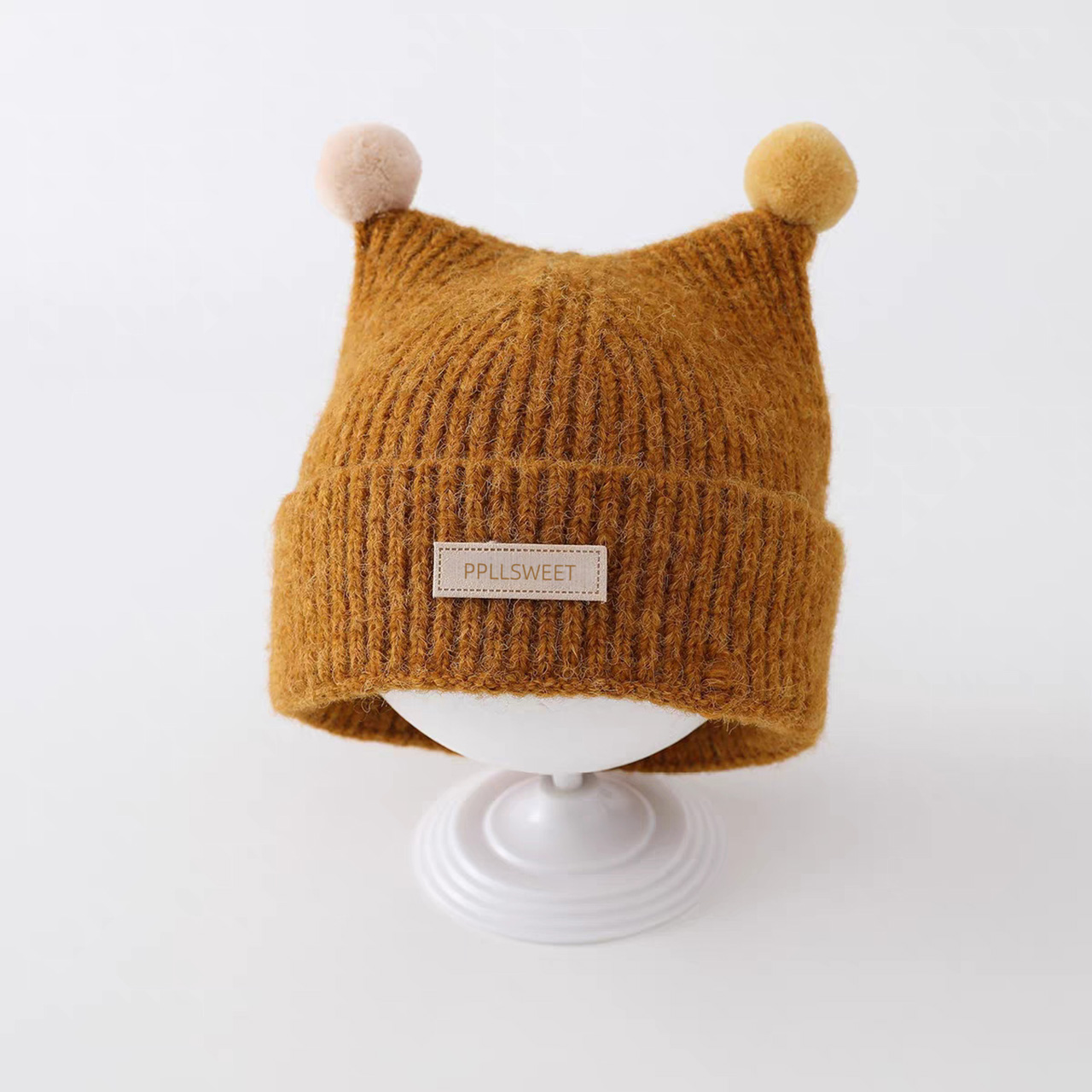 1-4Year Baby Knitted Hat Cute  - огляд і ціна Knit Beanie Hat Warm