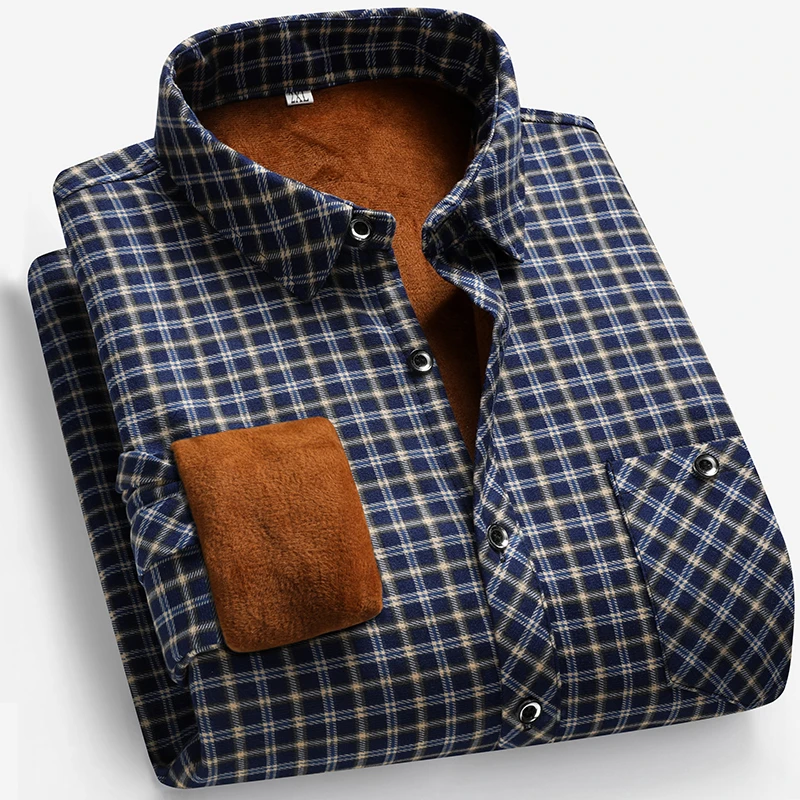 2026 Autumn and Winter Men's F - огляд і ціна Flannel Shirt Lined