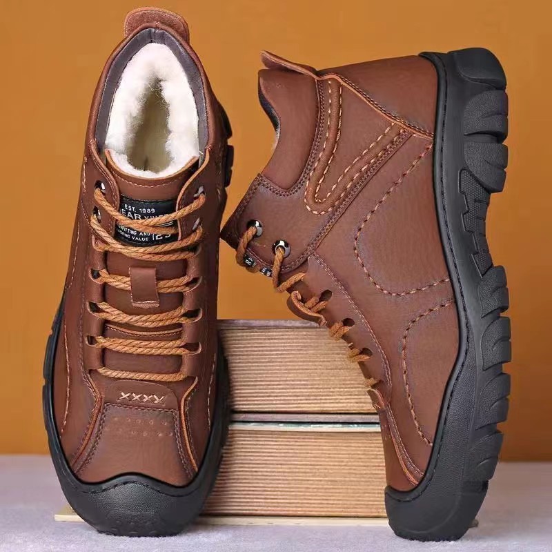 Men's Boots Lace Up Ankle Boot - огляд і ціна Waterproof Winter Boot