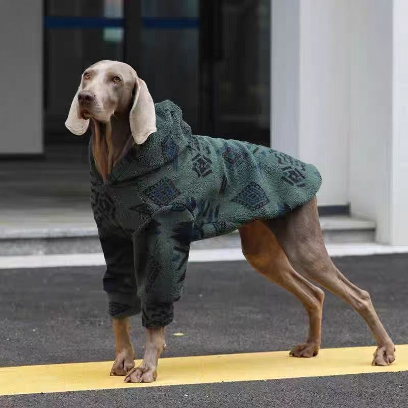 Winter Warm Hooded Dog Coat Sh - огляд і ціна Sherpa Hoodie Fleece