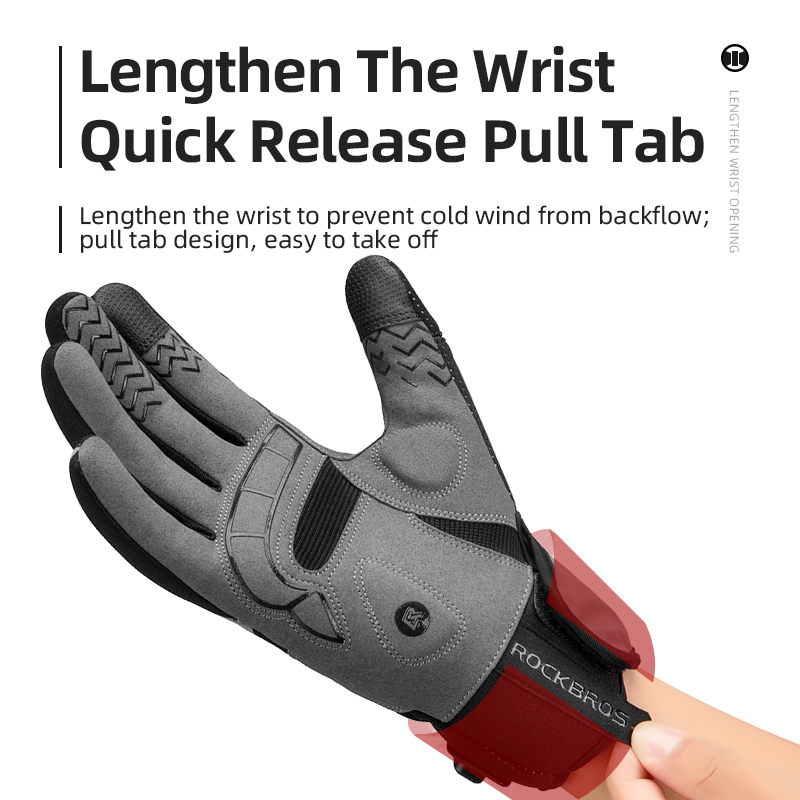 ROCKBROS Heated Winter Glove C - огляд і ціна Touch Screen Gloves