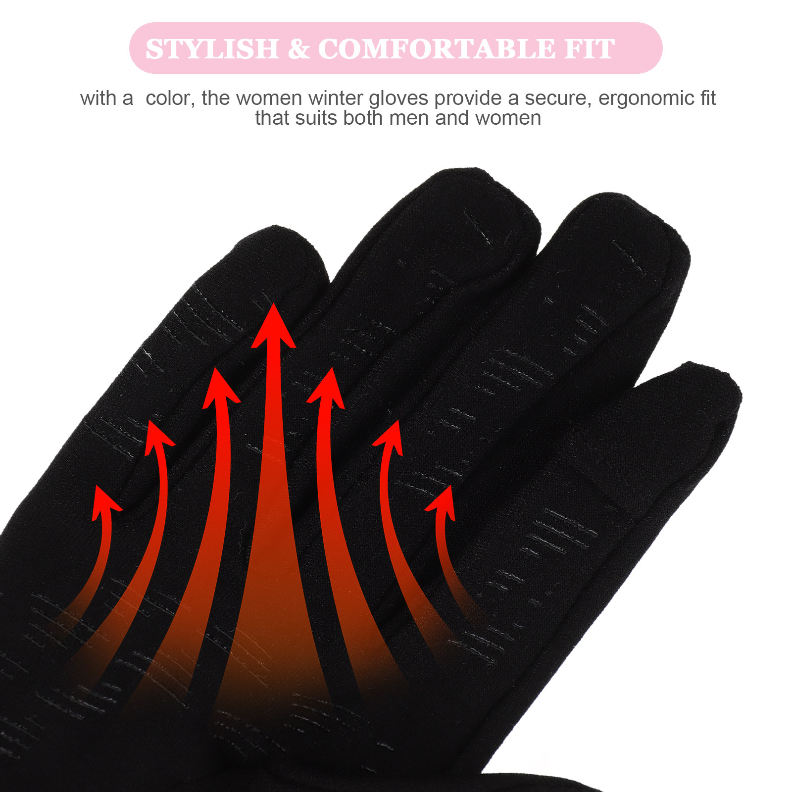 Touchscreen Women Ski Gloves B - огляд і ціна Snow Glove Insulated