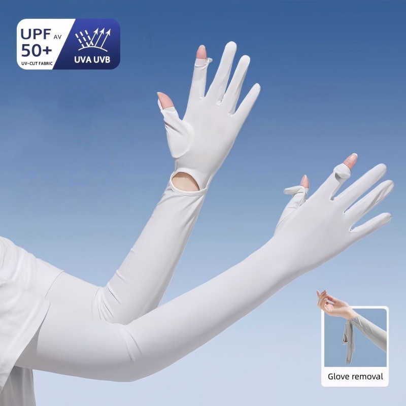 UPF50+ Ice Silk Sun Protection - огляд і ціна Touch Screen Gloves