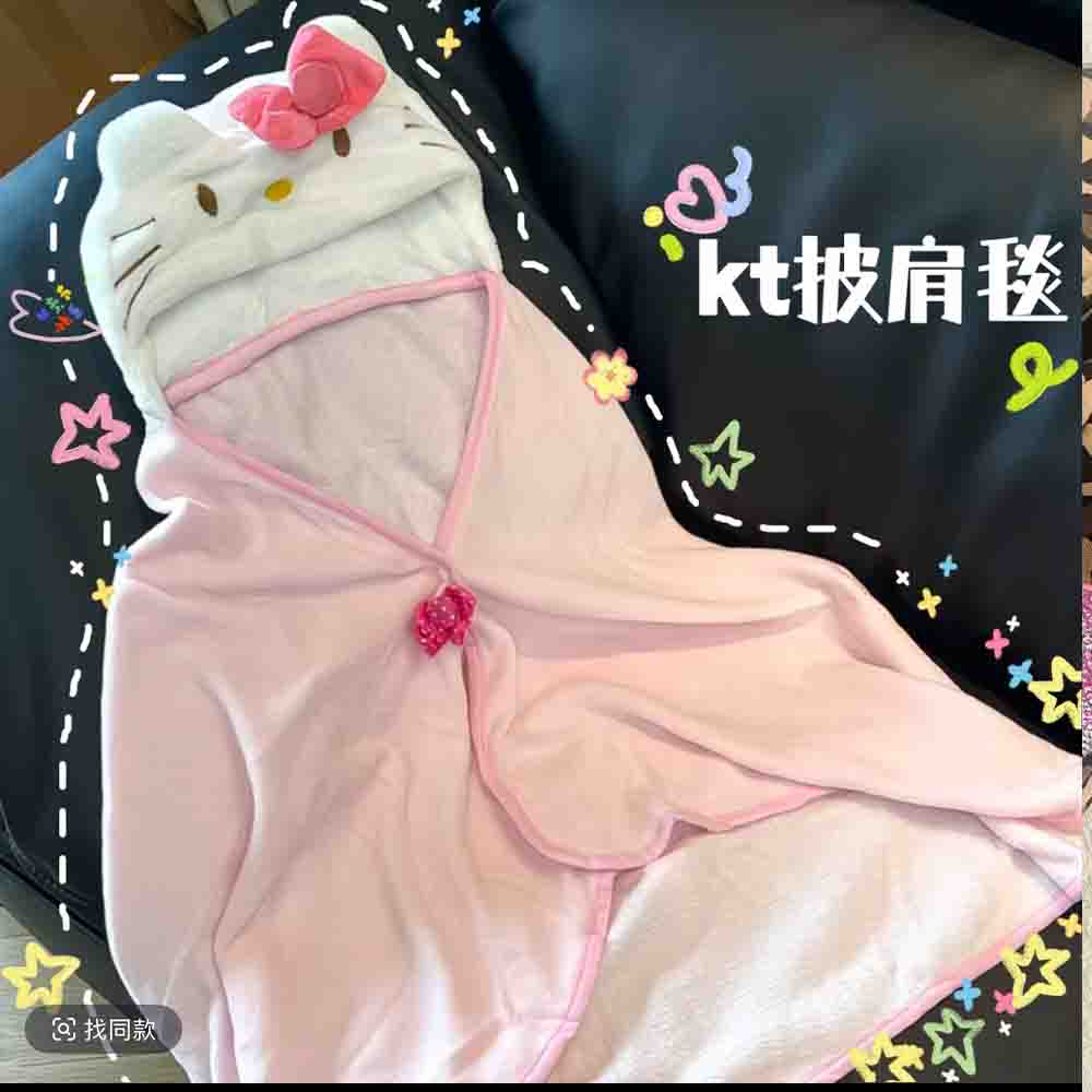 Cute Hellokitty Cloak Shawl Ai - огляд і ціна Shawl Wrap Winter