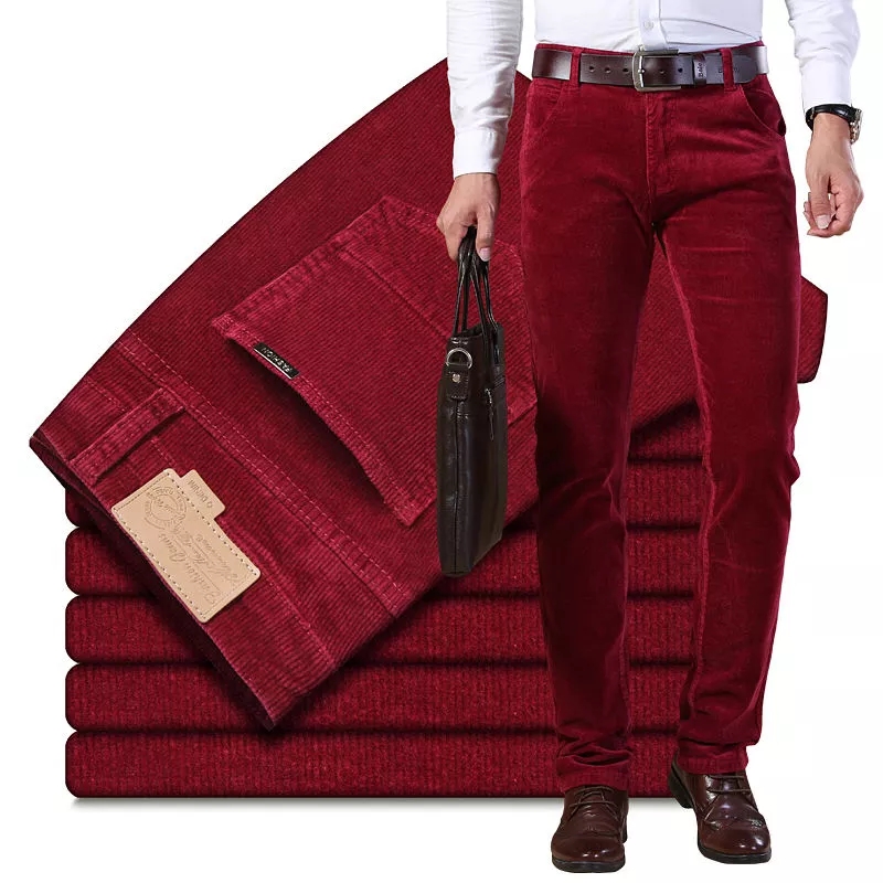 Autumn Winter Men`s Thick Warm - огляд і ціна Corduroy Pant Warm