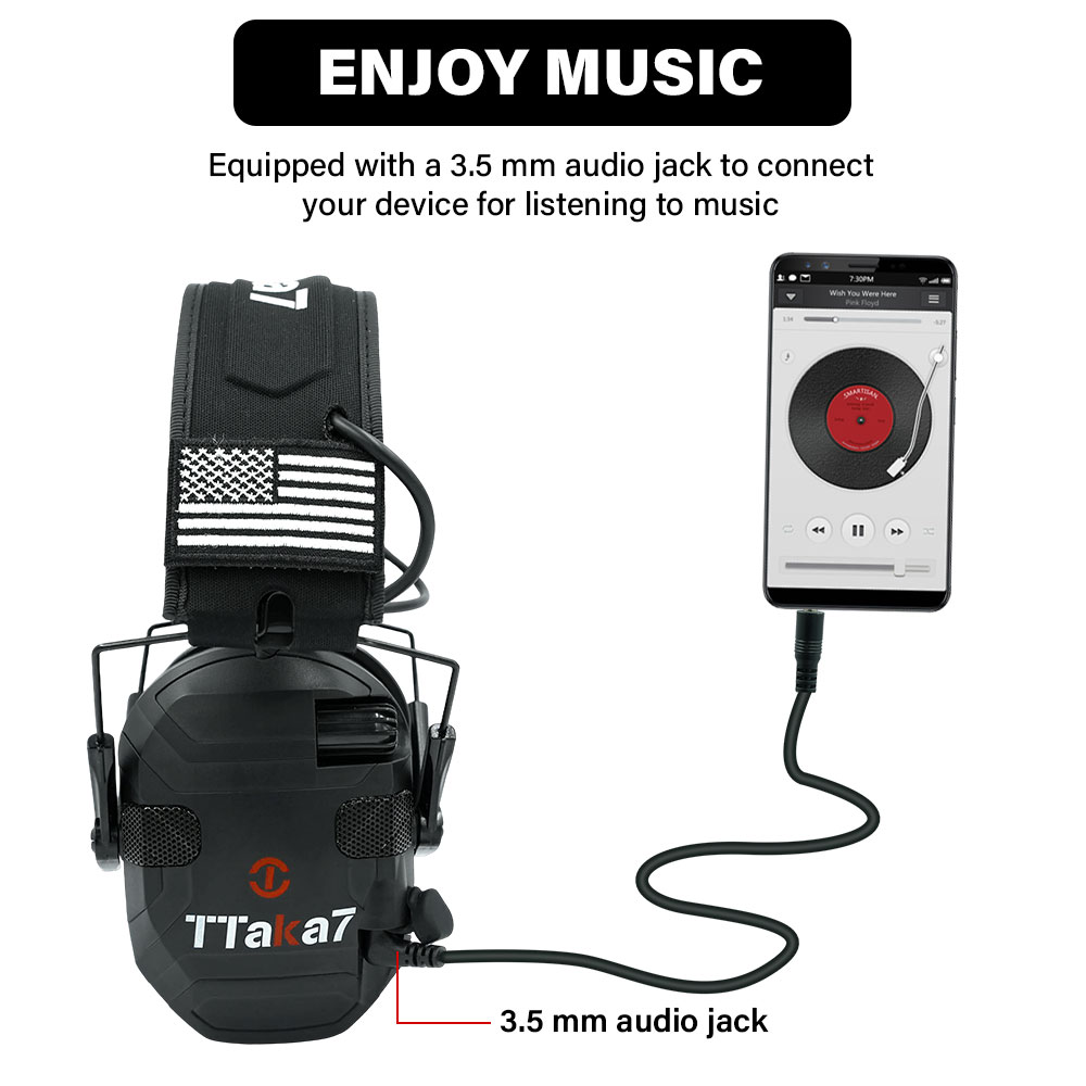 W1/W3 Electronic Shooting Earm - огляд і ціна Earmuffs Foldable