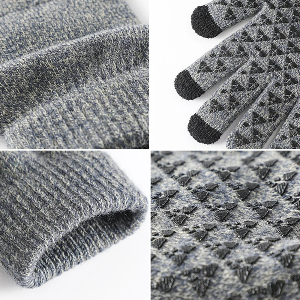 Winter Men Knitted Gloves Warm - огляд і ціна Touch Screen Gloves